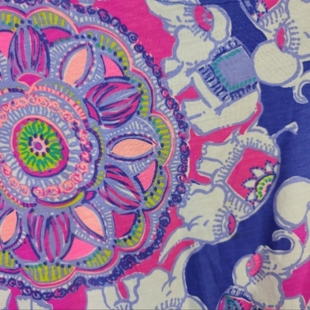 Lilly Pulitzer Bay Dress Play That Trunky Music - Picture 10 of 13